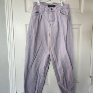 purple baggy pants